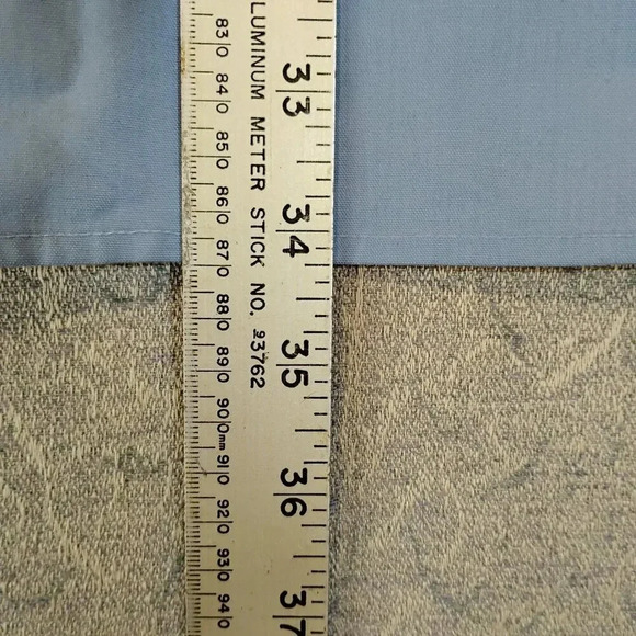 Gold Star Men's Wash N Wear Blue Long Sleeve Uniform Dress Shirt Size  2XL - Picture 11 of 14